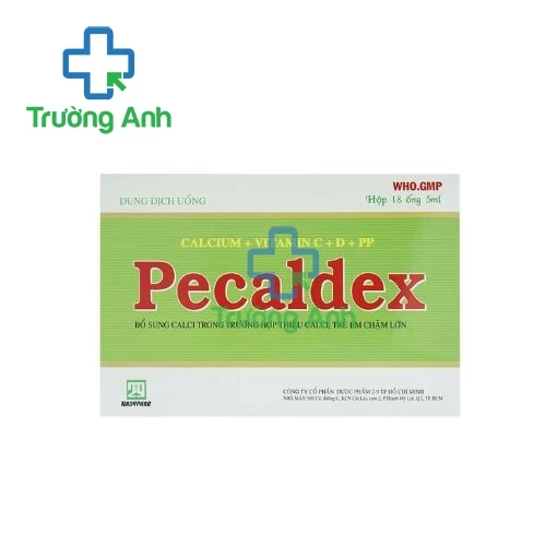 Pecaldex - Hỗ trợ điều trị các bệnh thiếu Vitamin, Canxi hiệu quả