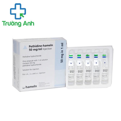 Pethidine-hameln 50mg/ml -  Thuốc tiêm giảm đau chống viêm hiệu quả