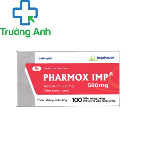 Pharmox IMP 500mg - Thuốc điều trị nhiễm trùng hô hấp của Imexpharm