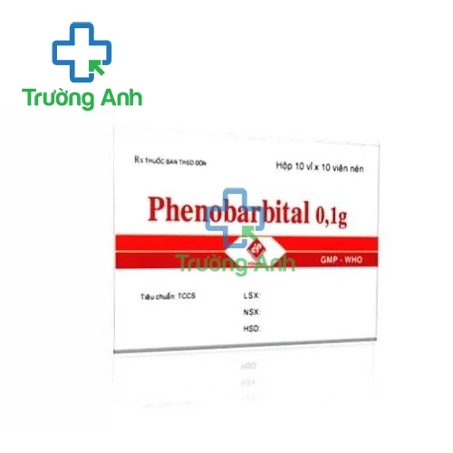 Phenobarbital 0.1g Vidipha - Thuốc điều trị động kinh hiệu quả