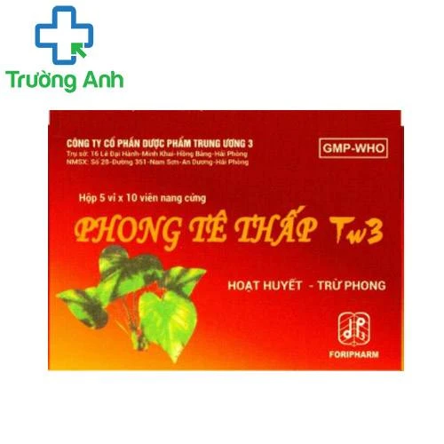 Phong tê thấp TW3 (viên nang) - Hỗ trợ giảm đau nhức xương khớp hiệu quả