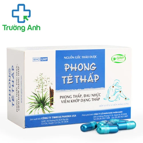 Phong tê thấp USP - Hỗ trợ điều trị đau nhức xương khớp hiệu quả