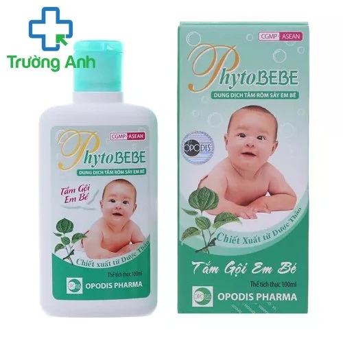 Phytobebe 250ml - Dung dịch tắm rôm sẩy cho em bé