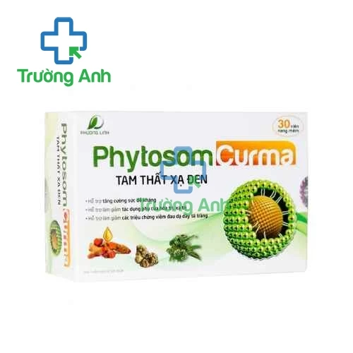 Phytosom Curma Tam Thất Xạ Đen Hộp 30 viên Học Viện Quân Y