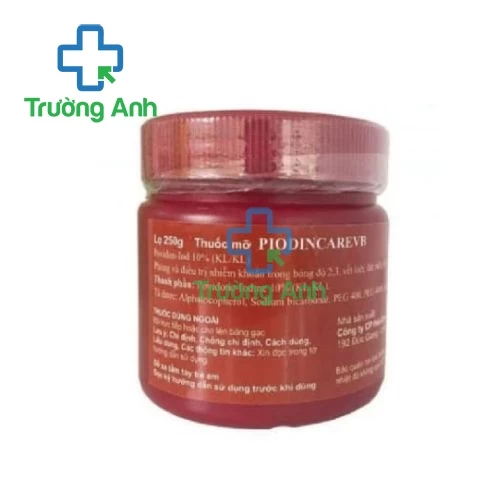 Piodincarevb 250g - Phòng và điều trị nhiễm khuẩn da hiệu quả