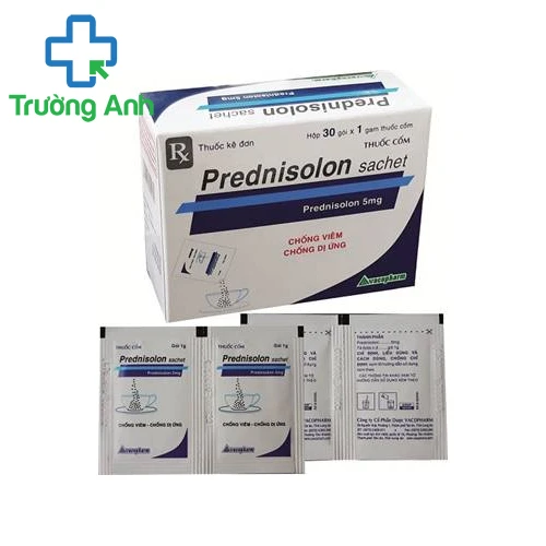 Prednisolon sachet Vacopharm - Thuốc chống viêm hiệu quả