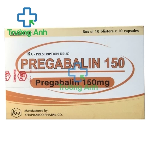 Pregabalin 150 Khapharco - Thuốc điều trị đau dây thần kinh hiệu quả