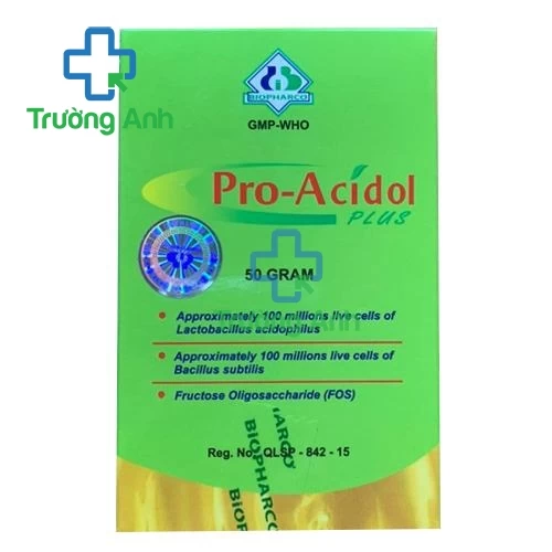 Pro-Acidol Plus (lọ 50g) - Điều trị loạn khuẩn đường tiêu hóa, viêm ruột cấp và mạn tính