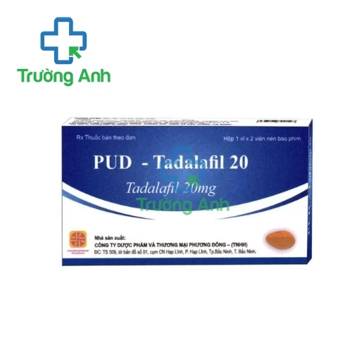 PUD-Tadalafil 20 - Thuốc điều trị rối loạn cương dương hiệu quả 