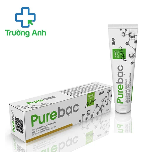 Pure Bạc 20g - Kem bôi viêm da, mẩn ngứa hiệu quả