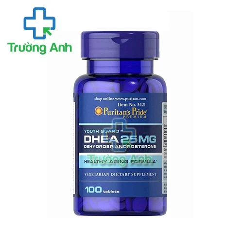 Puritan's Pride Dhea 25mg - Thuốc giúp tăng cường hooc môn hiệu quả của Mỹ