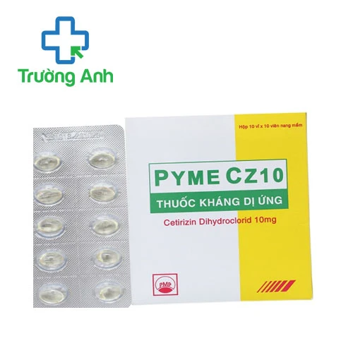 Pyme CZ10 Pymepharco (viên nang) - Thuốc điều trị viêm mũi dị ứng hiệu quả