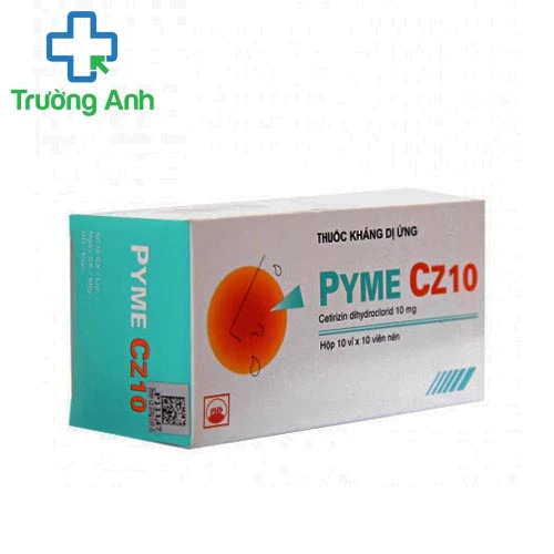 Pyme CZ10 Pymepharco (viên nén) - Thuốc điều trị viêm mũi hiệu quả của Pymepharco