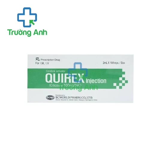 Quirex tiêm - Thuốc trị bệnh mạch máu não của Hàn Quốc hiệu quả