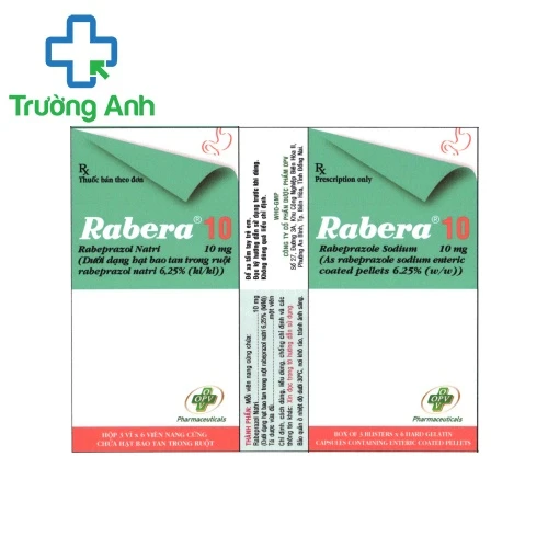 Rabera 10 OPV - Thuốc điều trị viêm loét dạ dày tá tràng hiệu quả