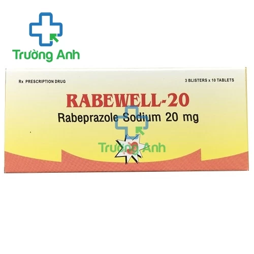 Rabewell 20mg - Thuốc điều trị viêm loét dạ dày, tá tràng hiệu quả của Ấn Độ