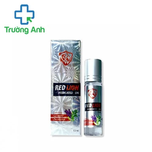 Red Lion 10ml White Agimexpharm - Dầu lăn dùng massage