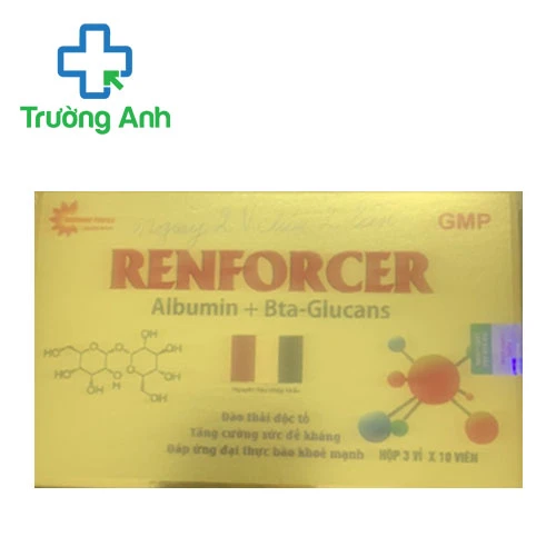 Renforcer - Hỗ trợ tăng cường sức đề kháng hiệu quả