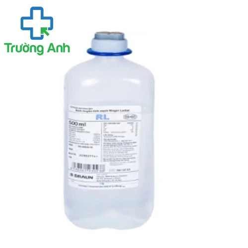 Dịch truyền tĩnh mạch Ringer lactat và Glucose 5% B.Braun - Giúp bù nước và điện giải