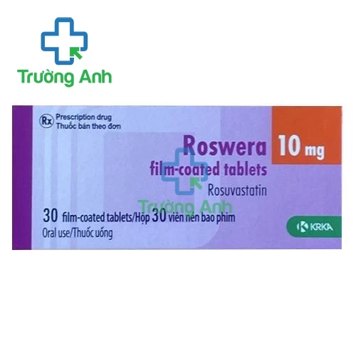 Roswera 10mg - Thuốc điều trị tăng Cholesterol máu hiệu quả