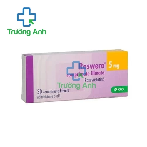 Roswera 5 Krka - Thuốc điều trị tăng cholesterol máu hiệu quả