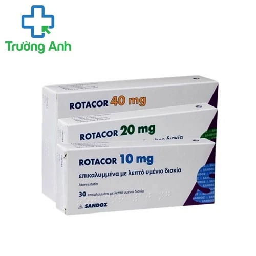 Rotacor 20mg Sandoz - Thuốc giúp hạ mỡ máu hiệu quả