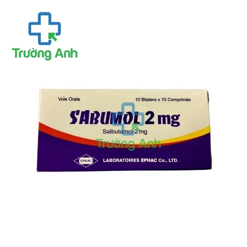 Sabumol 2mg Ephac - Thuốc điều trị hen suyễn hiệu quả của Campuchia