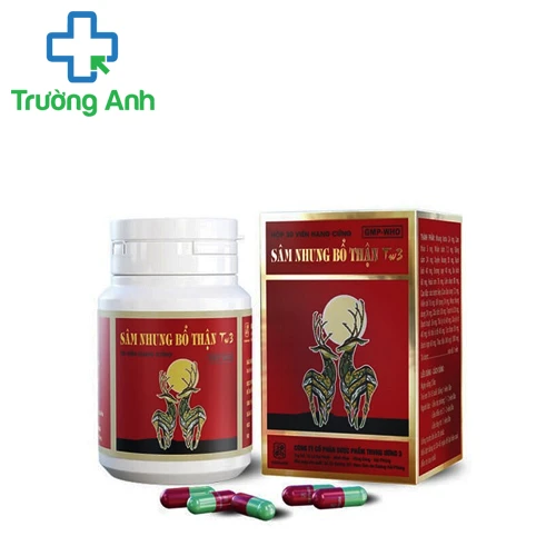 Sâm nhung bổ thận trung ương 3 - Bổ thận, tráng dương hiệu quả 