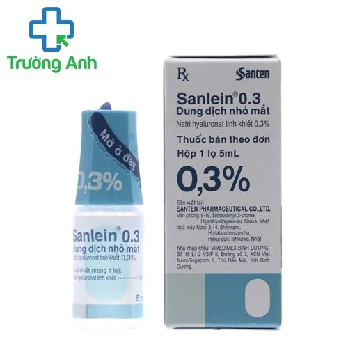 Sanlein 0.3% - Thuốc nhỏ mắt