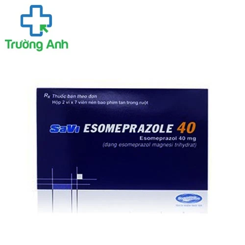 Savi Esomeprazole 40mg - Thuốc điều trị viêm loét dạ dày, tá tràng hiệu quả