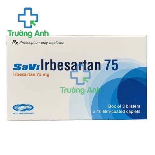 SaVi Irbesartan 75 - Thuốc điều trị tăng huyết áp hiệu quả của Sa Vi