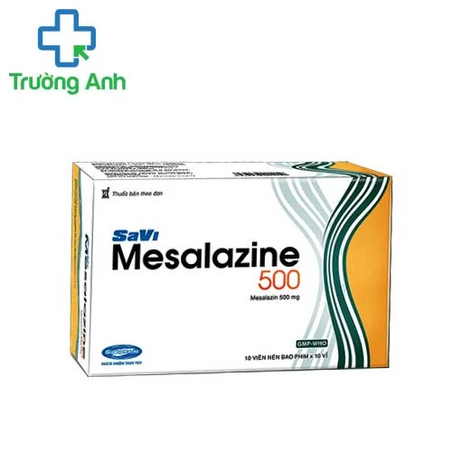 SaVi Mesalazine 500 - Thuốc điều trị viêm loét đại tràng hiệu quả