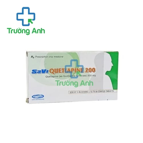 SAVI QUETIAPINE 200 - Thuốc điều trị bệnh thần kinh hiệu quả