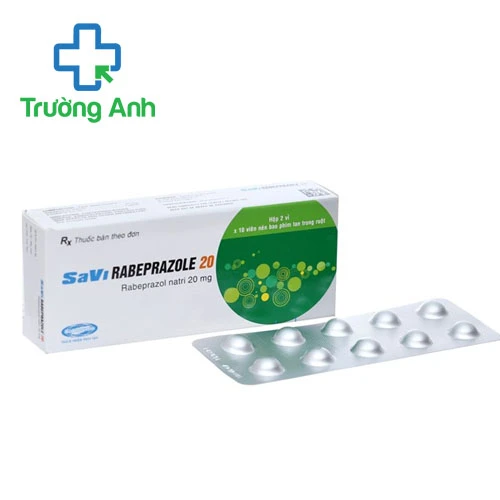 SaVi Rabeprazole 20 - Thuốc điều trị loét dạ dày tá tràng hiệu quả