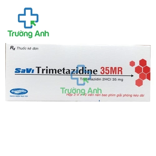 Savi Trimetazidine 35MR - Thuốc điều trị các cơn đau thắt ngực hiệu quả