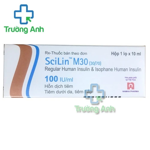 Scilin M30 100 IU - Thuốc điều trị cho bệnh nhân tiểu đường dùng insulin hiệu quả