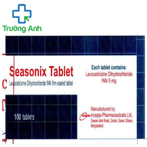 Seasonix tablet - Thuốc điều trị viêm mũi dị ứng và mày đay hiệu quả 