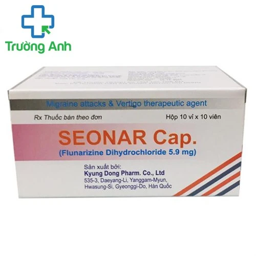 Seonar 5mg - Thuốc điều trị chứng đau nửa đầu hiệu quả