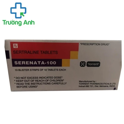 Serenata 100mg - Thuốc trị trầm cảm nặng của Ấn Độ hiệu quả