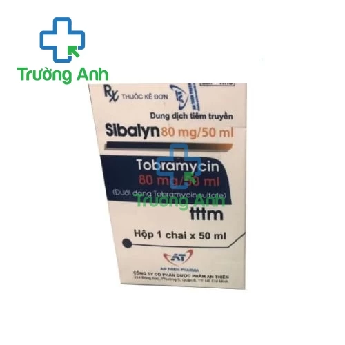 Sibalyn 80mg/ 50ml - Thuốc điều trị nhiễm khuẩn hiệu quả