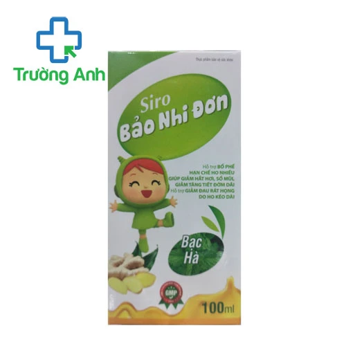 Siro Bảo Nhi Đơn Viheco - Hỗ trợ bổ phế giảm ho hiệu quả