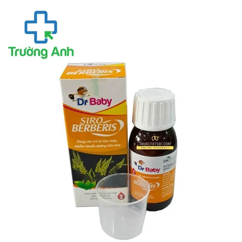 Siro Berberis 30ml Dr.Baby - Hỗ trợ điều trị rối loạn tiêu hóa hiệu quả