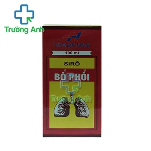 Sirô bổ phổi Thephaco - Giúp giảm ho, tiêu đờm hiệu quả