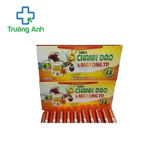 Siro Chanh đào & Mật ong TP - Giúp giảm ho, giảm đờm