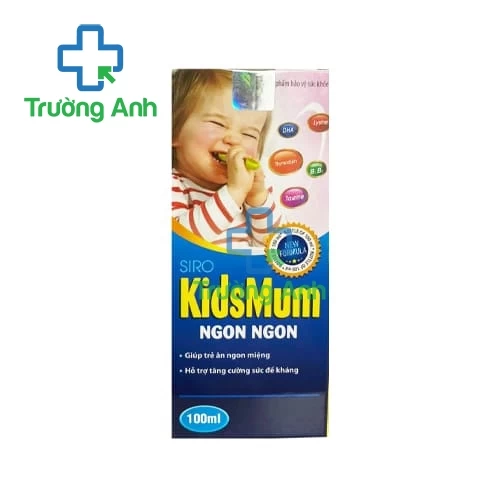 Siro Kidsmum Ngon Ngon Hoàng Liên - Giúp tăng cường sức đề kháng