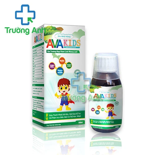  Siro nhiệt miệng AvaKids (chai 100ml) - Hỗ trợ điều trị viêm loét miệng lưỡi