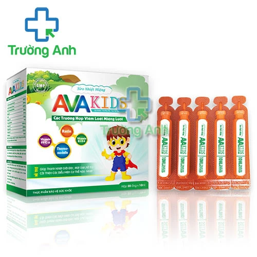  Siro nhiệt miệng AvaKids (ống 10ml) - Giúp thanh nhiệt, giải độc hiệu quả