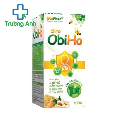 Siro ObiHo - Giúp bổ phế, ấm họng, giảm ho, tiêu đờm hiệu quả