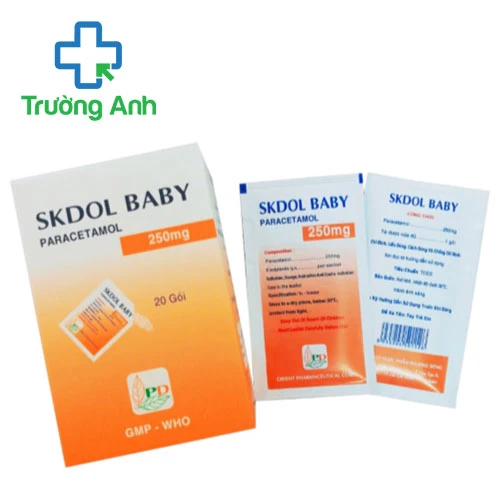 Skdol baby 250mg - Thuốc giảm đau hạ sốt hiệu quả