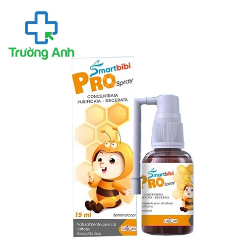 Smartbibi Pro Spray Gricar - Dung dịch xịt họng tăng đề kháng hiệu quả